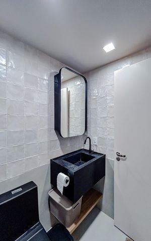 Apartamento para alugar com 24m², 1 quarto e sem vagaBanheiro da Suíte