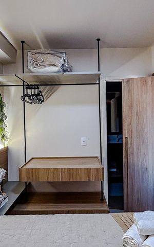 Apartamento para alugar com 24m², 1 quarto e sem vagaQuarto 1 - Suíte