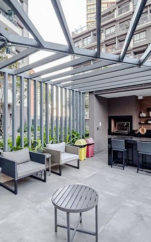 Apartamento para alugar com 24m², 1 quarto e sem vagaÁrea comum - Churrasqueira