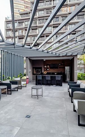 Apartamento para alugar com 24m², 1 quarto e sem vagaÁrea comum - Churrasqueira