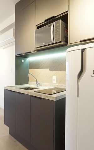 Studio para alugar com 32m², 1 quarto e sem vagaCozinha