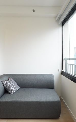 Studio para alugar com 32m², 1 quarto e sem vagaVaranda