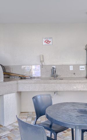 Apartamento para alugar com 32m², 1 quarto e sem vagaÁrea comum - Churrasqueira