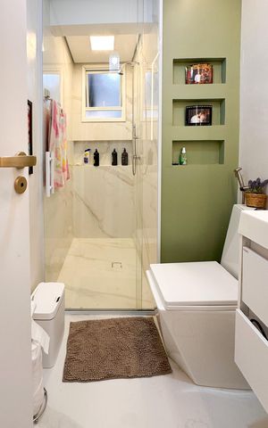 Apartamento à venda com 107m², 3 quartos e 2 vagas Apartamento à venda com 107m², 3 quartos e 2 vagasBanheiro Social