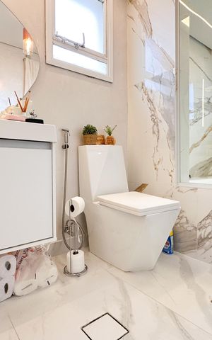 Apartamento à venda com 107m², 3 quartos e 2 vagas Apartamento à venda com 107m², 3 quartos e 2 vagasBanheiro da Suíte 2
