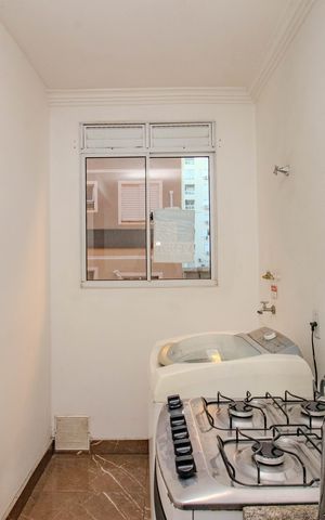Apartamento para alugar com 48m², 2 quartos e 1 vaga Apartamento para alugar com 48m², 2 quartos e 1 vagaCozinha e Área de Serviço