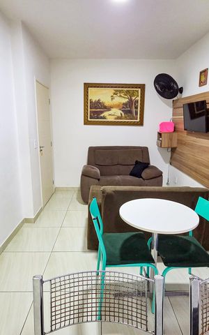 Apartamento para alugar com 47m², 1 quarto e 1 vaga Apartamento para alugar com 47m², 1 quarto e 1 vagaSala