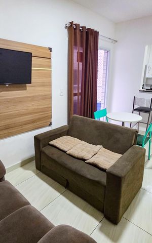 Apartamento para alugar com 47m², 1 quarto e 1 vaga Apartamento para alugar com 47m², 1 quarto e 1 vagaSala