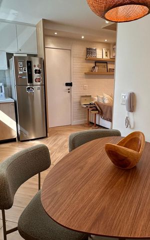 Apartamento à venda com 50m², 1 quarto e 1 vaga