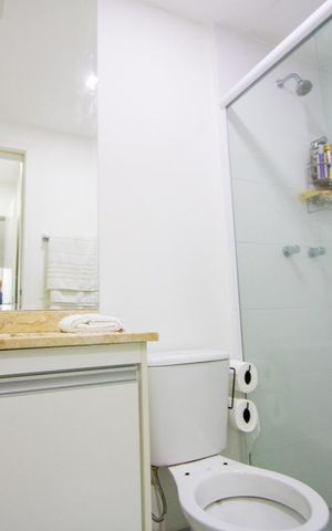 Apartamento à venda com 62m², 2 quartos e 1 vaga Apartamento à venda com 62m², 2 quartos e 1 vagaBanheiro do quarto 1