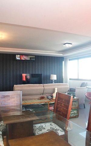 Apartamento para alugar com 130m², 3 quartos e 3 vagasSala
