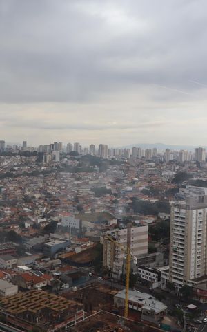 Apartamento à venda com 91m², 2 quartos e 2 vagasVista da varanda e área gourmet