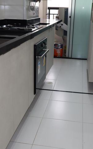 Apartamento à venda com 91m², 2 quartos e 2 vagasCozinha e Área de Serviço