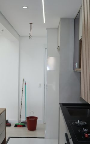 Apartamento à venda com 91m², 2 quartos e 2 vagasCozinha e Área de Serviço