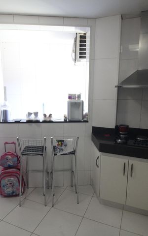 Apartamento para alugar com 100m², 3 quartos e 2 vagasCozinha e Área de Serviço