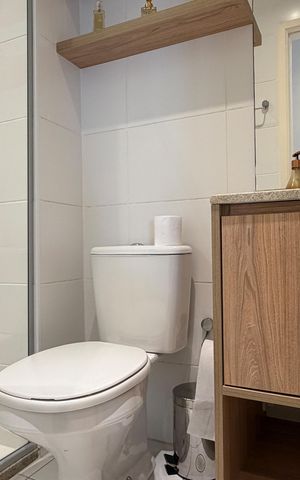 Apartamento para alugar com 90m², 2 quartos e 1 vagaBanheiro Social
