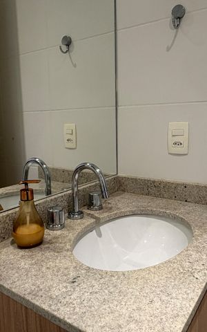 Apartamento para alugar com 90m², 2 quartos e 1 vagaBanheiro Social