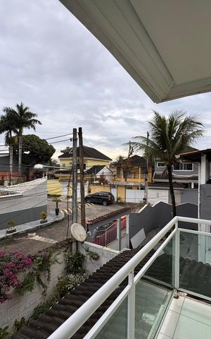 Casa de condomínio para alugar com 180m², 3 quartos e 2 vagasSuíte 1 - Varanda