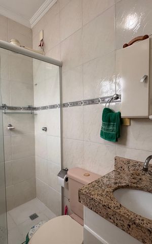 Casa de condomínio para alugar com 180m², 3 quartos e 2 vagasSuíte 3 - Banheiro
