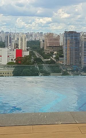 Studio para alugar com 32m², 1 quarto e sem vagaÁrea comum - Piscina