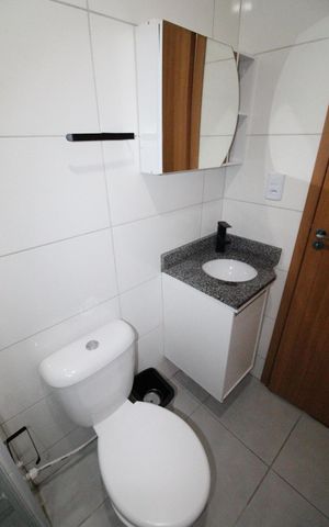 Apartamento para alugar com 51m², 2 quartos e 1 vagaBanheiro da Suíte