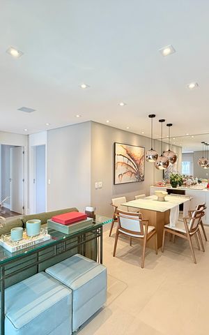 Apartamento à venda com 92m², 2 quartos e 2 vagas Apartamento à venda com 92m², 2 quartos e 2 vagasSala