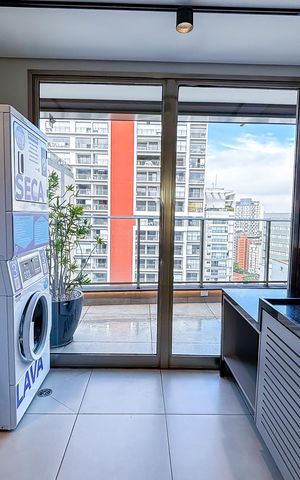 Apartamento para alugar com 34m², 1 quarto e sem vagaÁrea comum