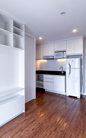 Apartamento para alugar com 34m², 1 quarto e sem vagaSala