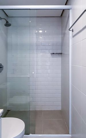 Apartamento para alugar com 31m², 1 quarto e sem vaga Apartamento para alugar com 31m², 1 quarto e sem vagaBanheiro social