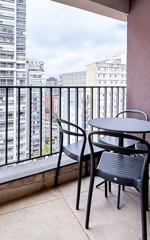 Apartamento para alugar com 30m², 1 quarto e sem vagaVaranda do Studio