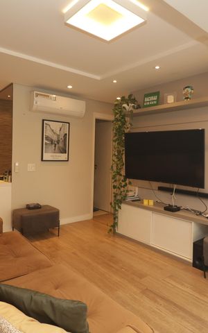 Apartamento à venda com 70m², 1 quarto e 2 vagasSala