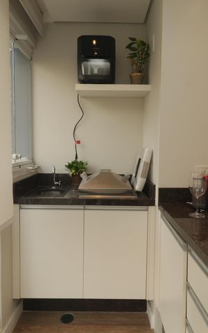 Apartamento à venda com 70m², 1 quarto e 2 vagasChurrasqueira