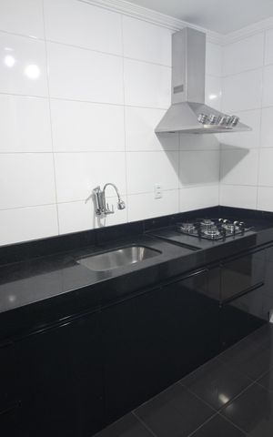 Apartamento à venda com 120m², 3 quartos e sem vagaCozinha e Área de Serviço
