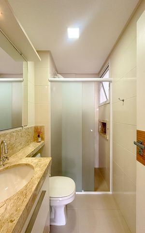 Apartamento para alugar com 92m², 3 quartos e 1 vagaBanheiro