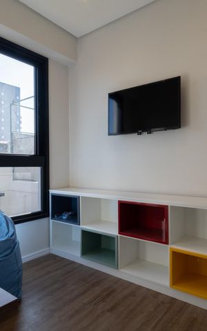 Apartamento para alugar com 47m², 2 quartos e sem vaga Apartamento para alugar com 47m², 2 quartos e sem vagaÁrea Comum - Brinquedoteca