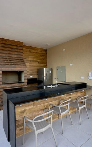 Apartamento para alugar com 48m², 2 quartos e 1 vaga Apartamento para alugar com 48m², 2 quartos e 1 vagaÁrea comum - Churrasqueira