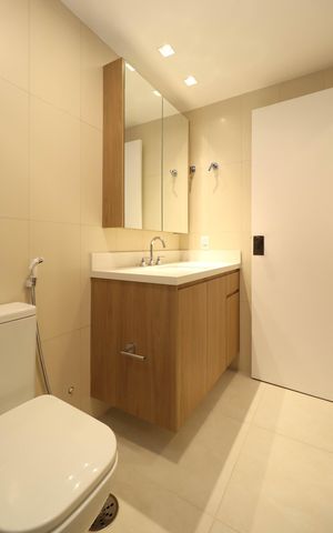 Apartamento à venda com 45m², 1 quarto e 1 vaga Apartamento à venda com 45m², 1 quarto e 1 vagaBanheiro