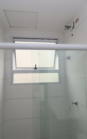 Apartamento para alugar com 46m², 2 quartos e 2 vagas Apartamento para alugar com 46m², 2 quartos e 2 vagasBanheiro