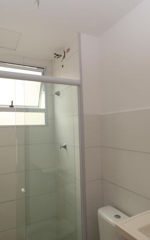 Apartamento para alugar com 46m², 2 quartos e 2 vagas Apartamento para alugar com 46m², 2 quartos e 2 vagasBanheiro