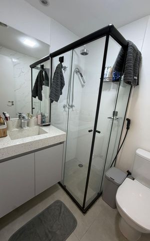 Apartamento para alugar com 37m², 1 quarto e sem vaga Apartamento para alugar com 37m², 1 quarto e sem vagaBanheiro