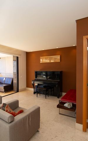 Apartamento para alugar com 278m², 4 quartos e 4 vagas Apartamento para alugar com 278m², 4 quartos e 4 vagasSALA