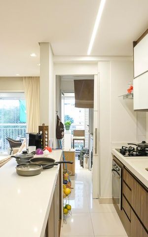 Apartamento à venda com 87m², 3 quartos e 2 vagasCozinha