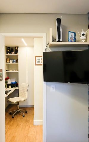 Apartamento à venda com 87m², 3 quartos e 2 vagasQuarto 2