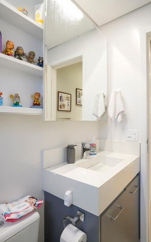Apartamento à venda com 87m², 3 quartos e 2 vagasBanheiro