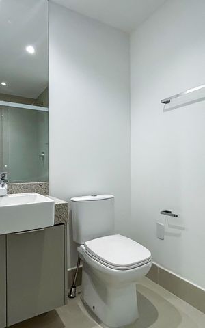 Apartamento para alugar com 38m², 1 quarto e sem vaga Apartamento para alugar com 38m², 1 quarto e sem vagaBanheiro