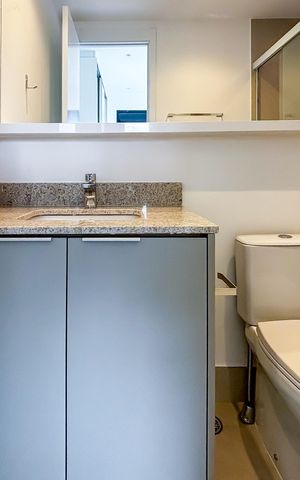 Apartamento para alugar com 60m², 2 quartos e sem vaga Apartamento para alugar com 60m², 2 quartos e sem vagaBanheiro social