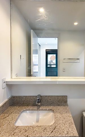Apartamento para alugar com 45m², 2 quartos e sem vaga Apartamento para alugar com 45m², 2 quartos e sem vagaBanheiro da suíte