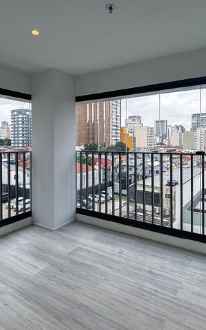 Apartamento para alugar com 45m², 2 quartos e sem vaga Apartamento para alugar com 45m², 2 quartos e sem vagaVaranda da Sala/Cozinha