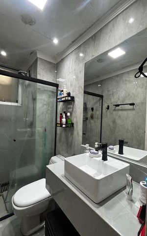 Apartamento à venda com 73m², 3 quartos e 1 vaga Apartamento à venda com 73m², 3 quartos e 1 vagaBanheiro