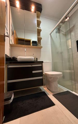 Casa de condomínio à venda com 89m², 2 quartos e 1 vaga Casa de condomínio à venda com 89m², 2 quartos e 1 vagaBanheiro